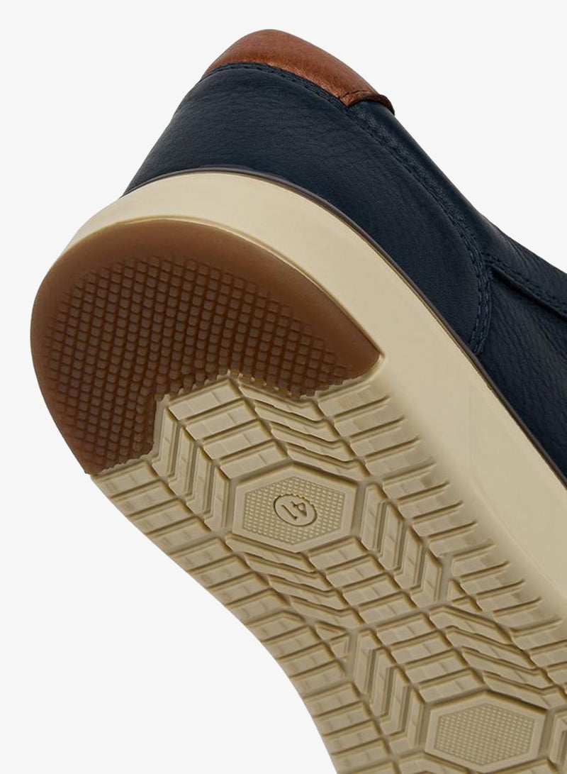 DUCHINI Men Leather Lace-Up Ankle Sneakers - Image 5